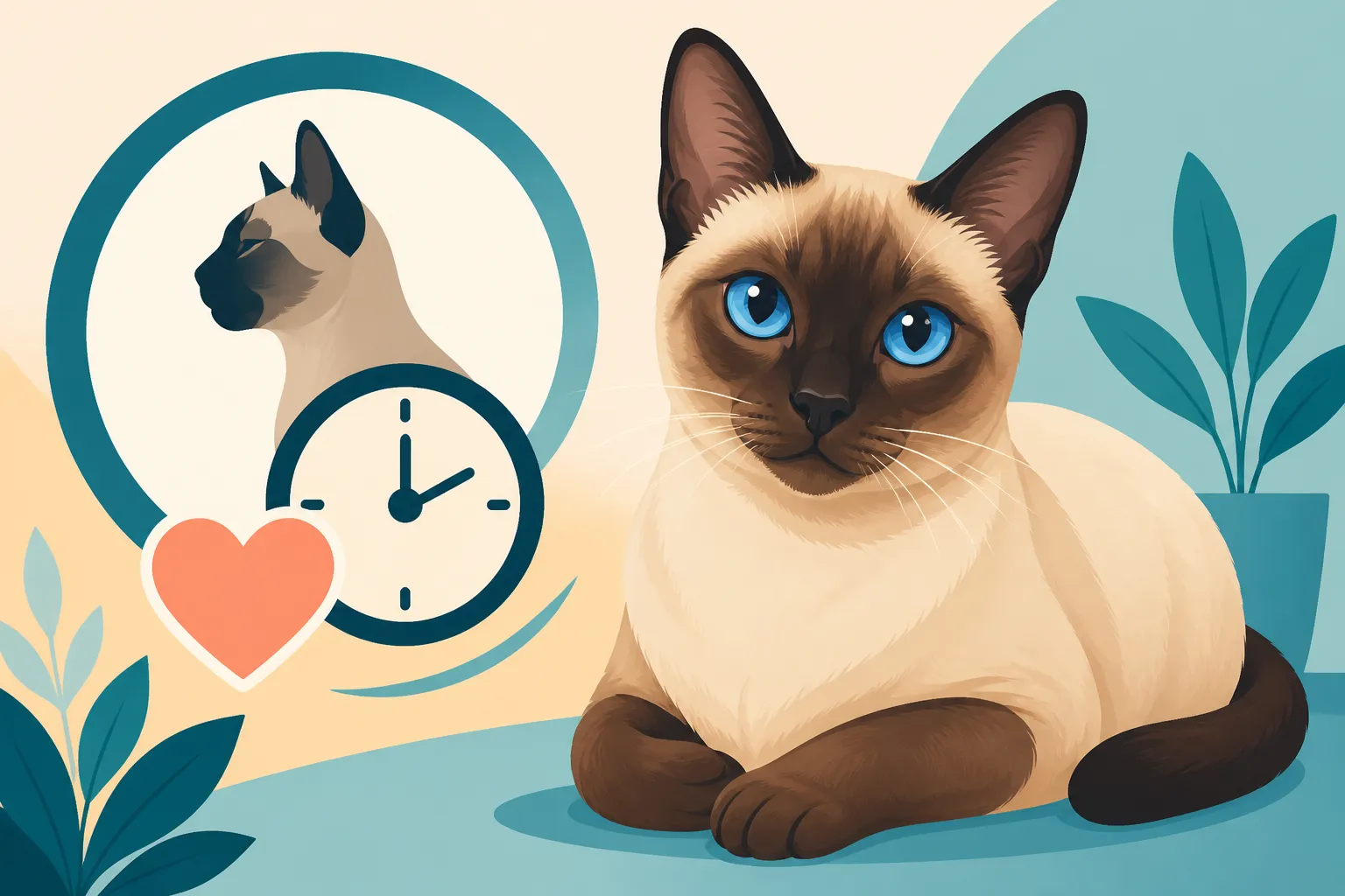 How Long a Siamese Cat Lives on Average