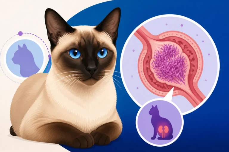 The Age Amyloidosis Appears in a Siamese Cat