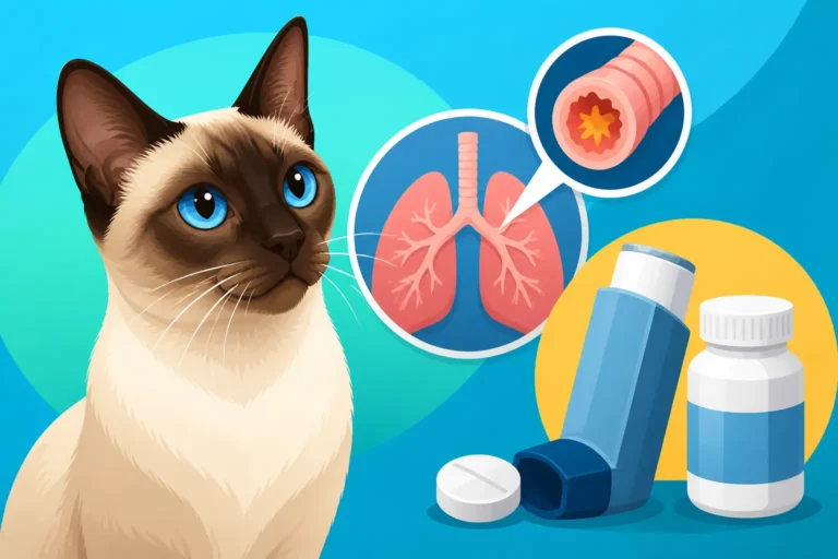 Which Steroid a Siamese Cat With Asthma Takes
