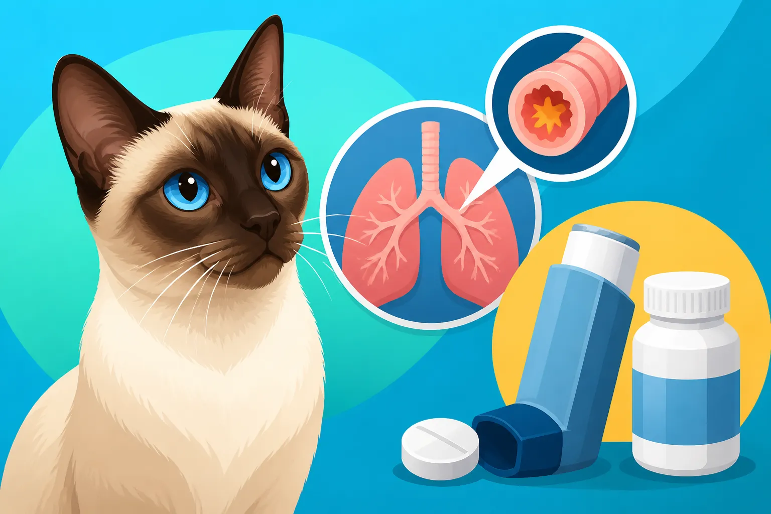Which Steroid a Siamese Cat With Asthma Takes