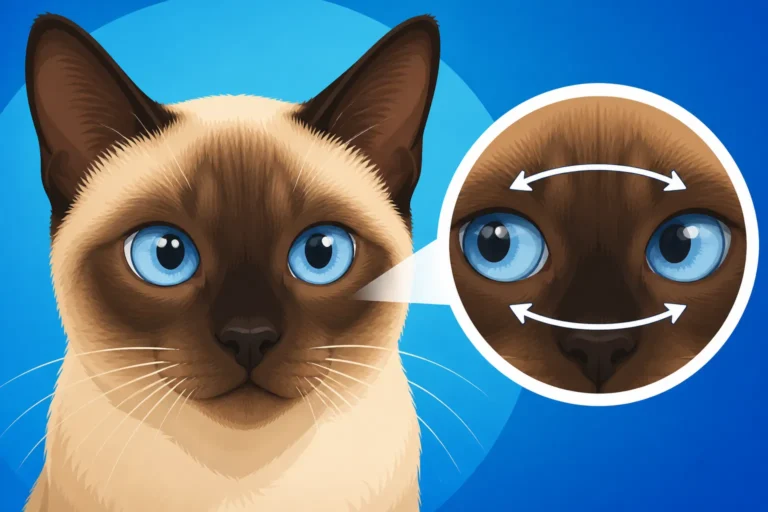 What Nystagmus Looks Like in a Siamese Cat