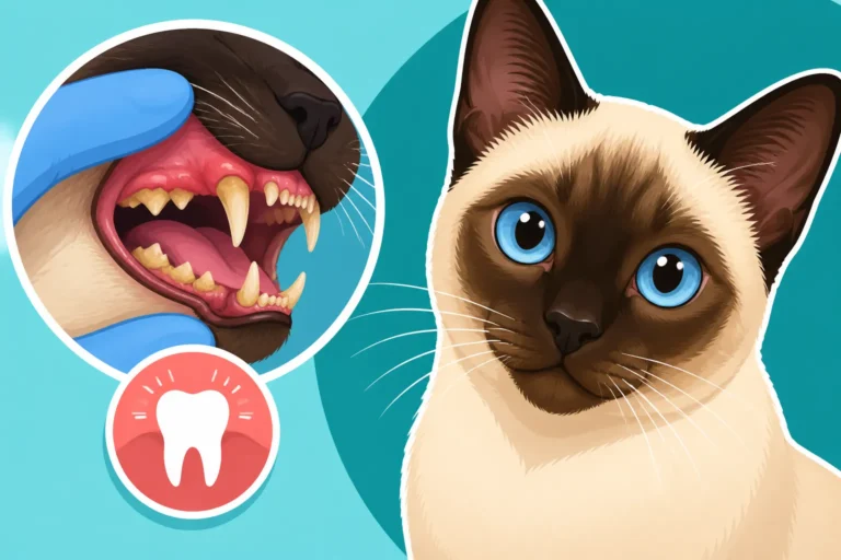 Dental Disease in a Siamese Cat