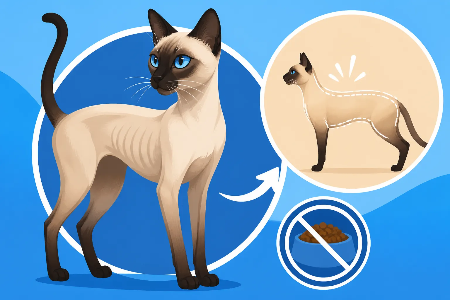 Why a Siamese Cat Stays So Thin