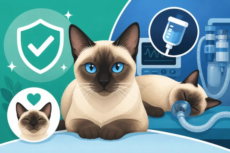 Whether a Siamese Cat Tolerates Anesthesia