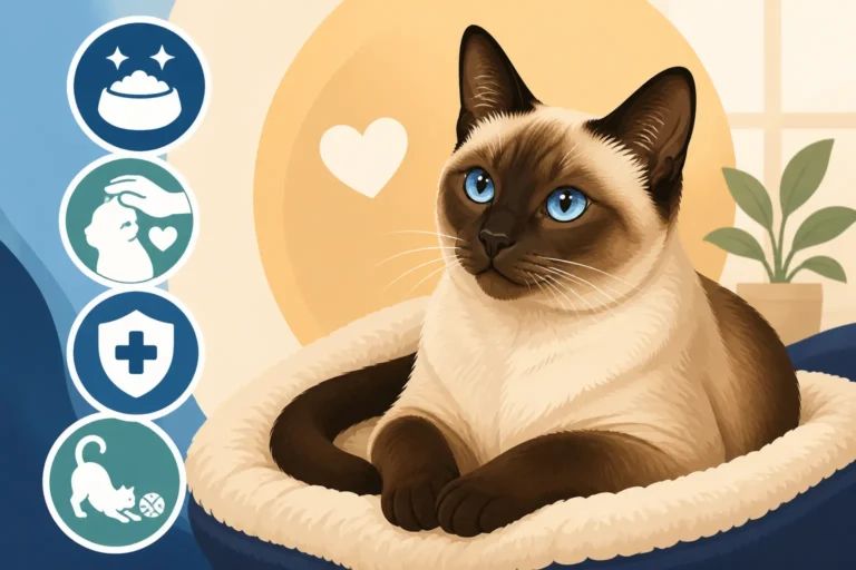 Caring for a Siamese Cat Past Twelve