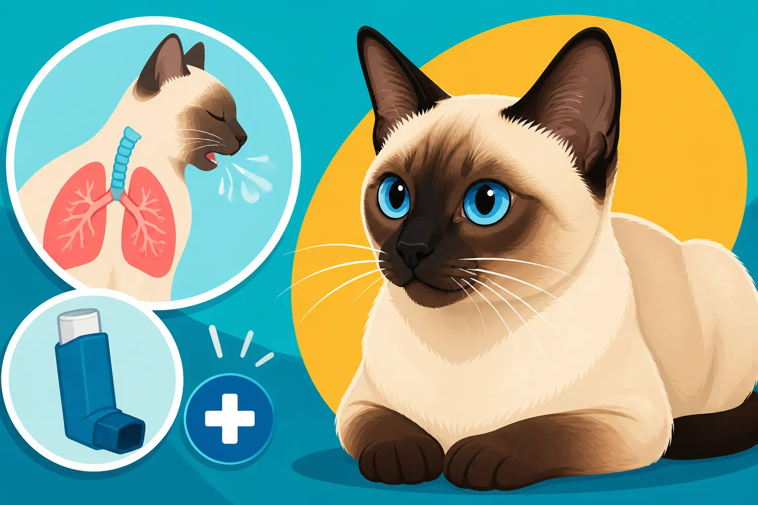 Asthma in a Siamese Cat