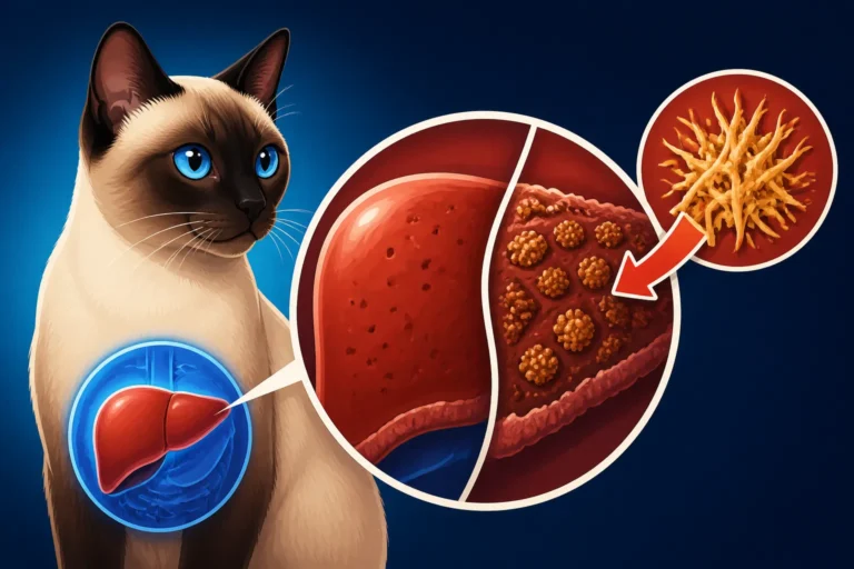 How Amyloid Weakens a Siamese Cat's Liver Wall