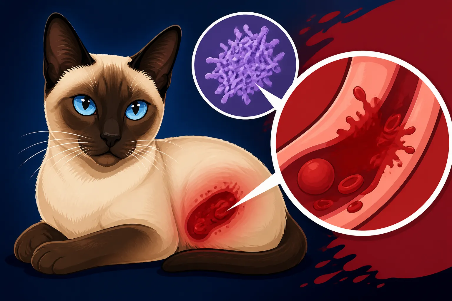 Why a Siamese Cat With Amyloidosis Bleeds Internally