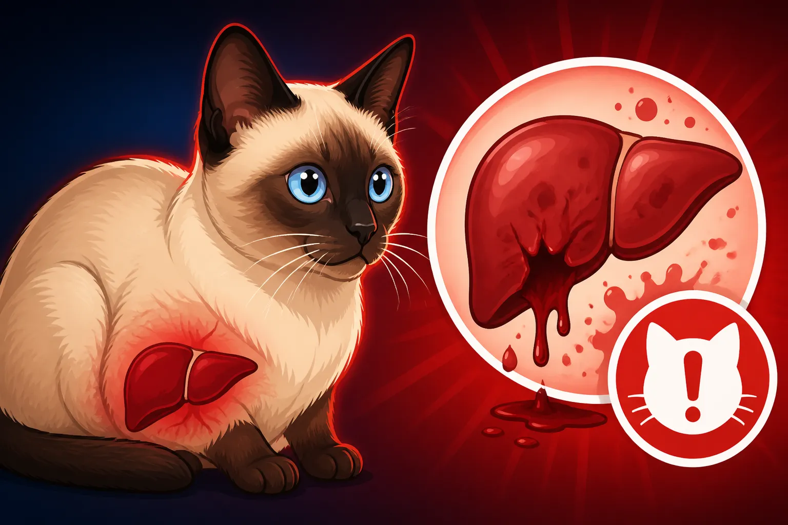 How Fast a Siamese Cat Dies From a Liver Bleed