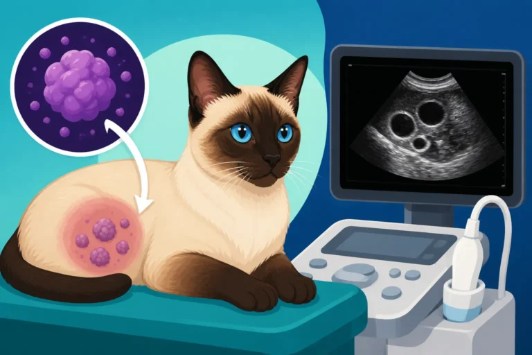 Whether an Ultrasound Finds Siamese Cat Amyloidosis