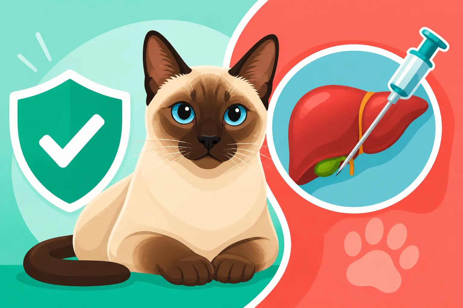 Whether a Liver Biopsy Is Safe in a Siamese Cat