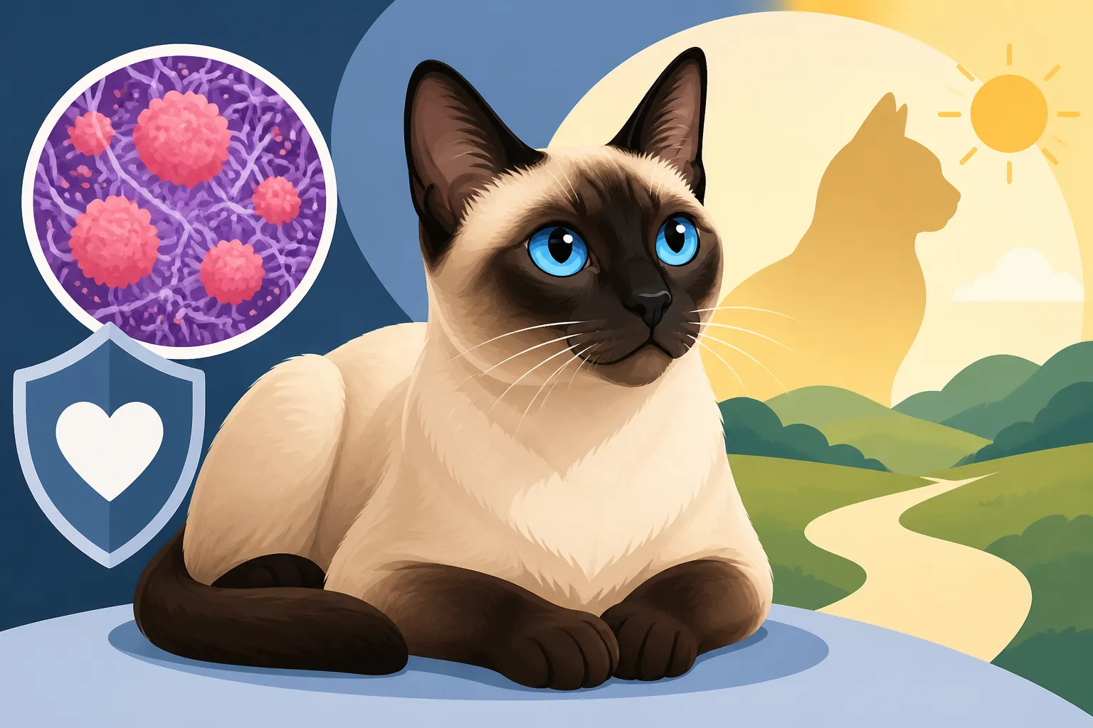 How Long a Siamese Cat Lives After an Amyloidosis Diagnosis