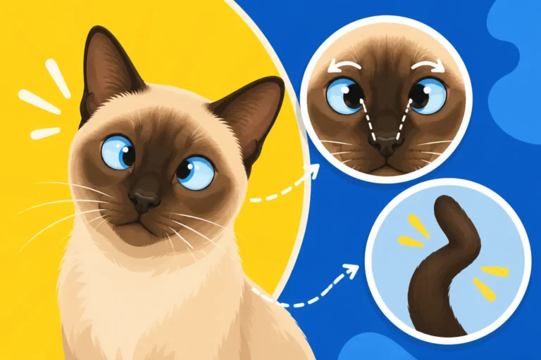 Why a Siamese Cat's Eyes Cross and Its Tail Kinks
