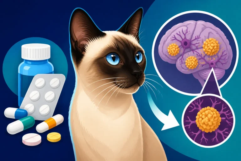 Which Drugs Slow Amyloid in a Siamese Cat