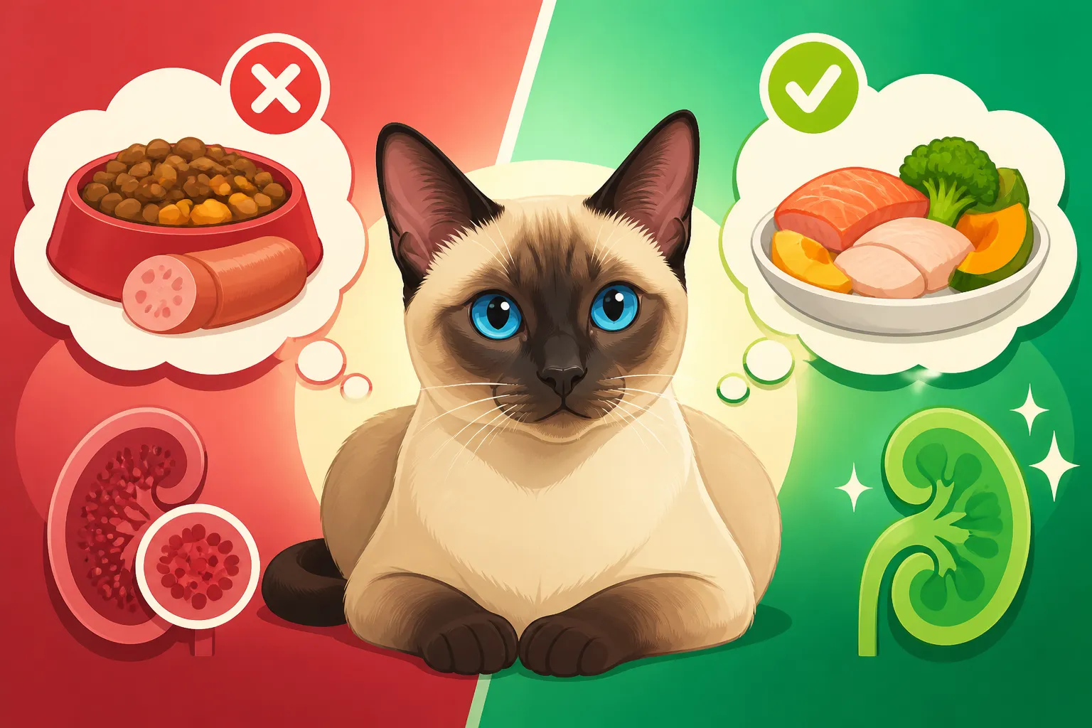 Whether Diet Helps a Siamese Cat With Amyloidosis