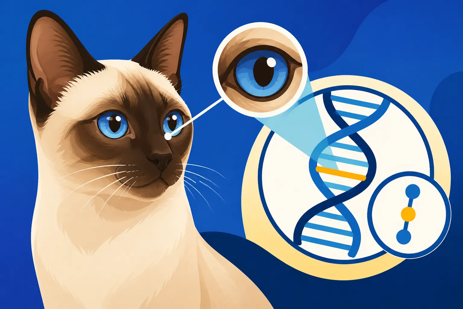 Which Gene Causes PRA in a Siamese Cat