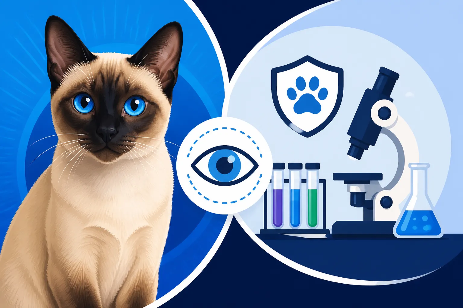 Which Lab Runs the Siamese Cat PRA Test