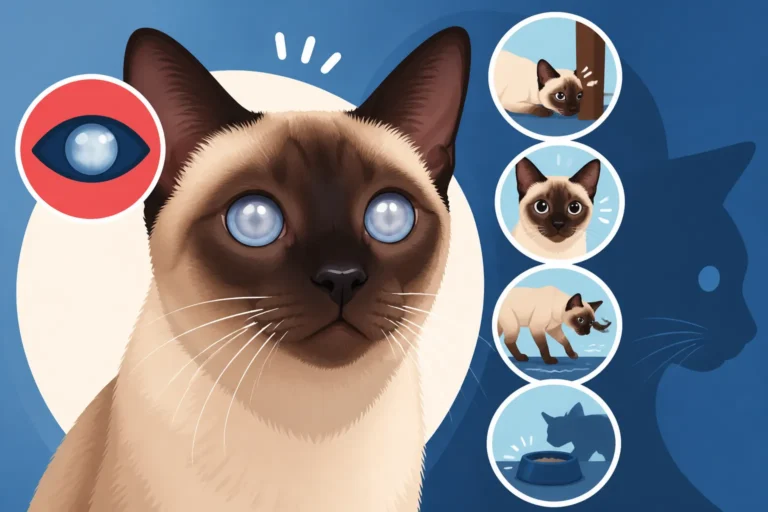 Signs a Siamese Cat Is Going Blind