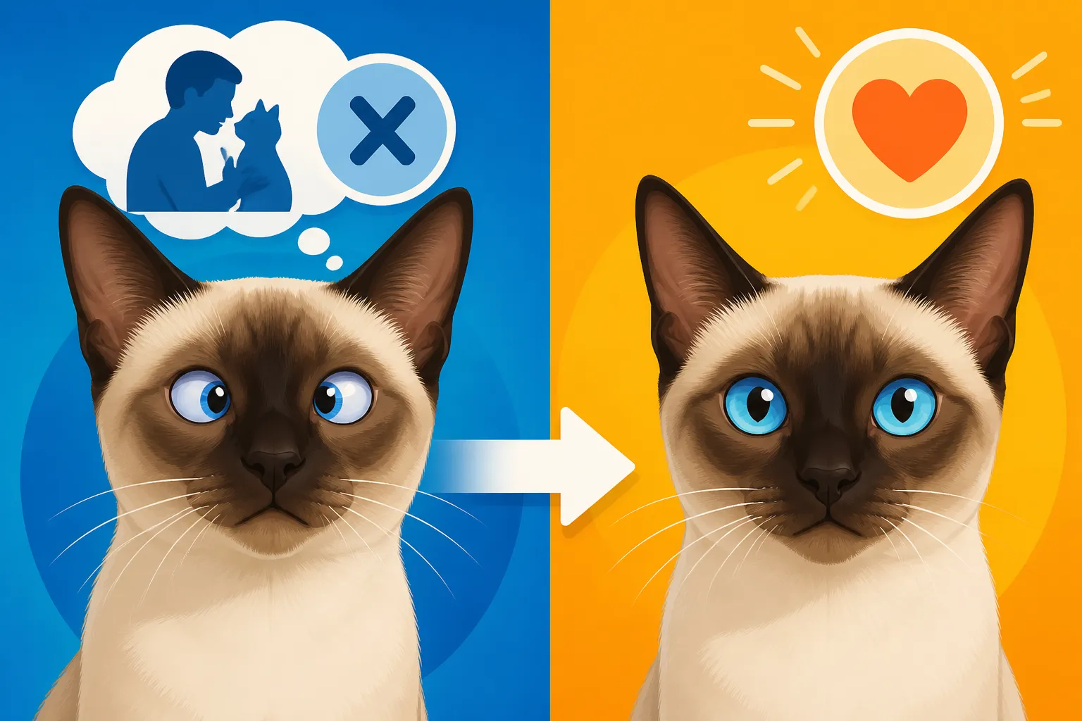 Whether Crossed Eyes Are Still Bred Out of Siamese Cats