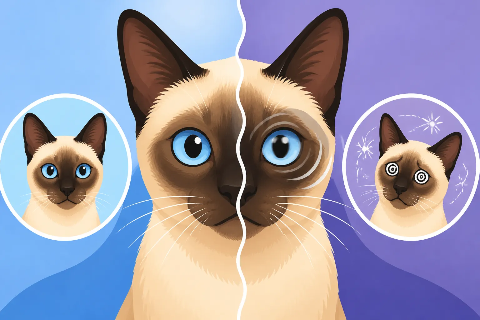 What Nystagmus Does to a Siamese Cat