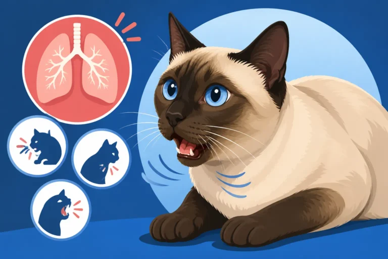 Signs a Siamese Cat Is Having an Asthma Attack