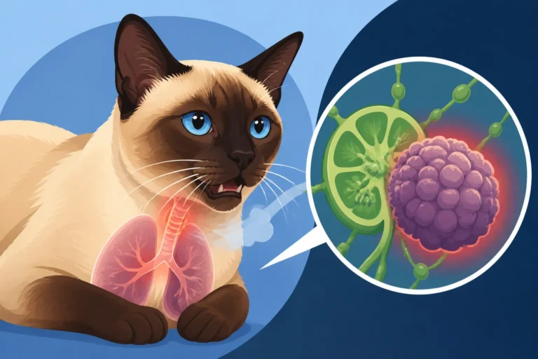 Why a Siamese Cat With Lymphoma Struggles to Breathe