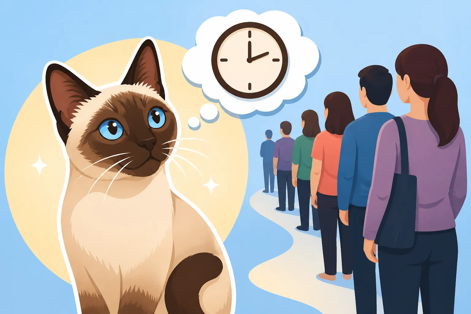 How Long a Siamese Cat Waitlist Runs