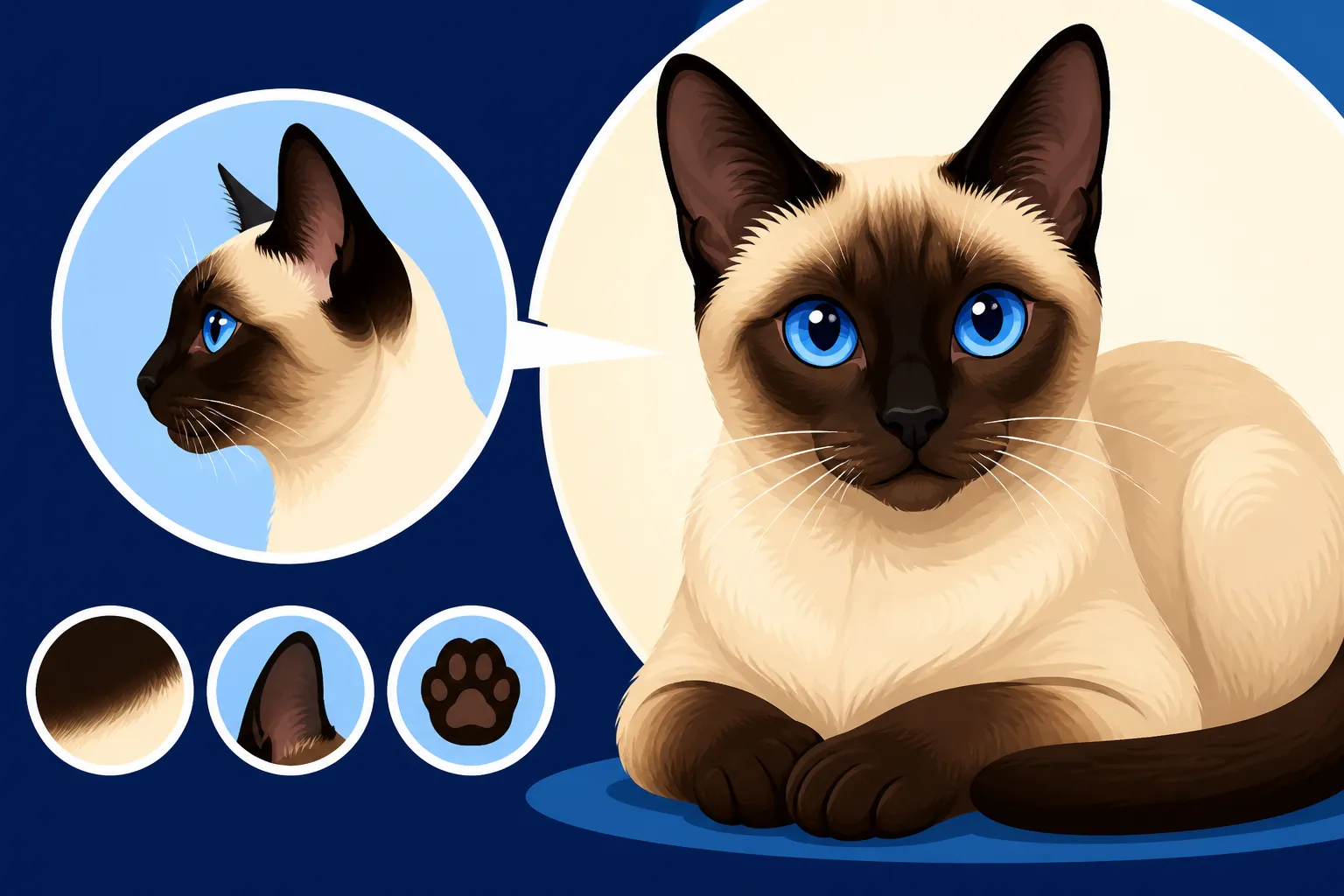 What a Seal Point Siamese Cat Is