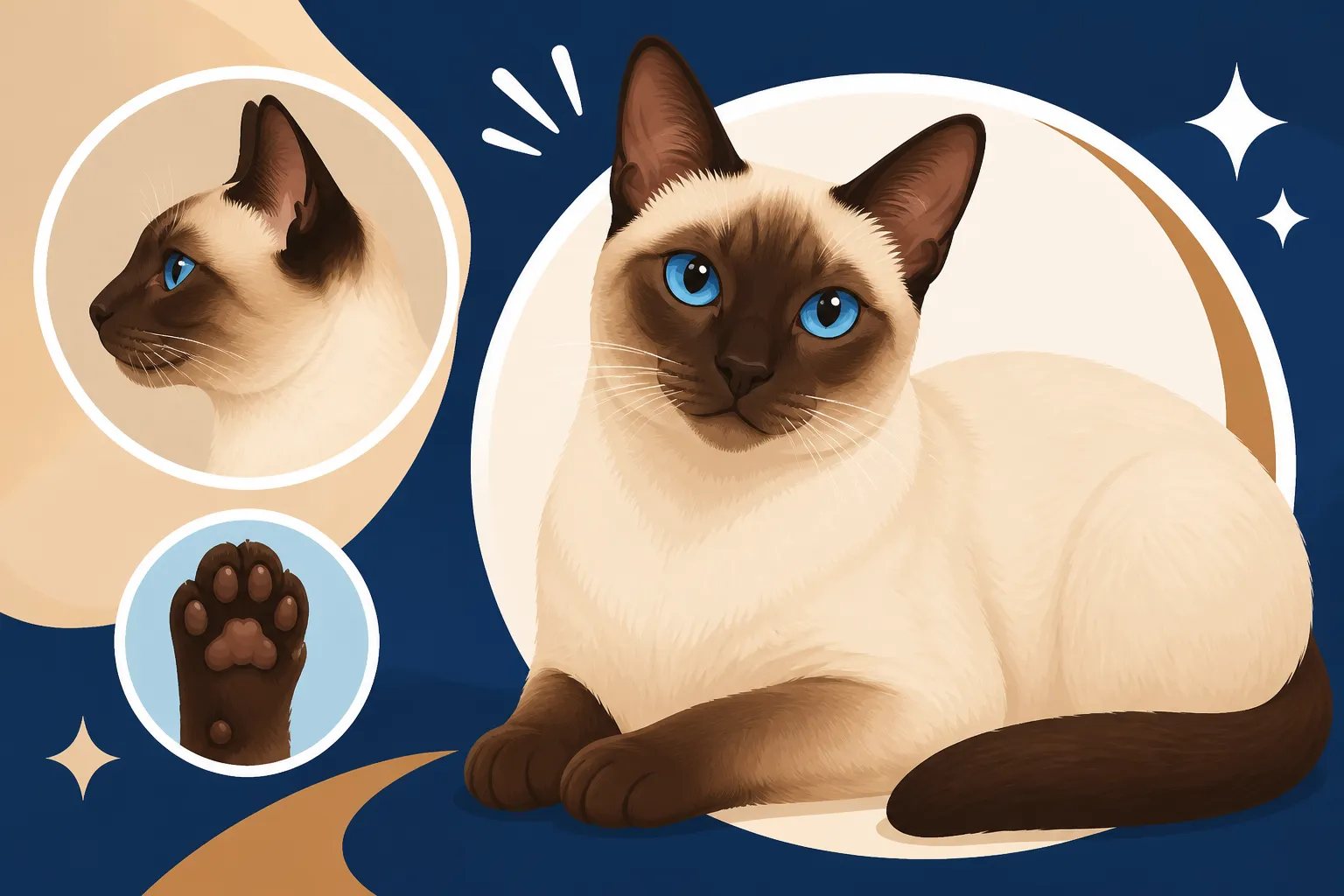 What a Chocolate Point Siamese Cat Is