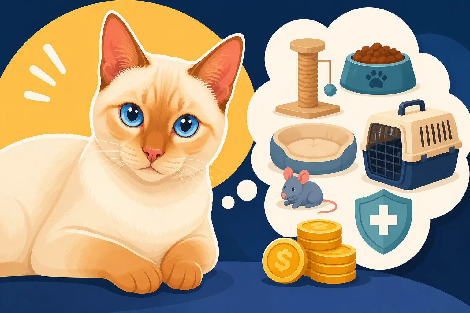 What a Flame Point Siamese Cat Costs