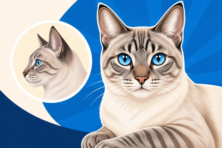 What a Lynx Point Siamese Cat Is