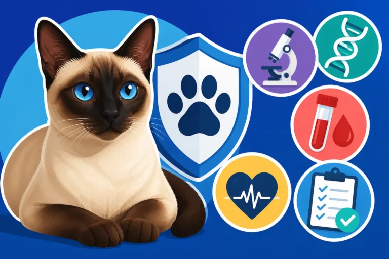 Which Tests a Siamese Cat Breeder Actually Runs