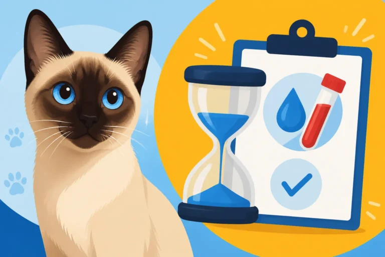 How Long a Siamese Cat PRA Test Result Takes