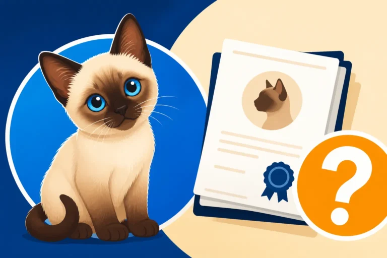 Whether a Siamese Cat Kitten Comes With Papers