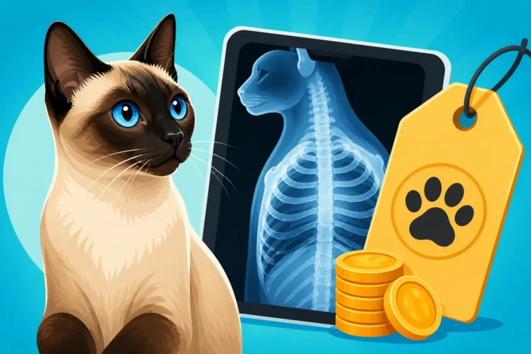 What a Siamese Cat's Chest X Ray Costs