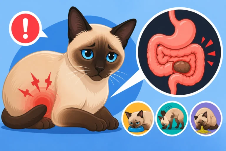 Signs a Siamese Cat Has an Intestinal Blockage