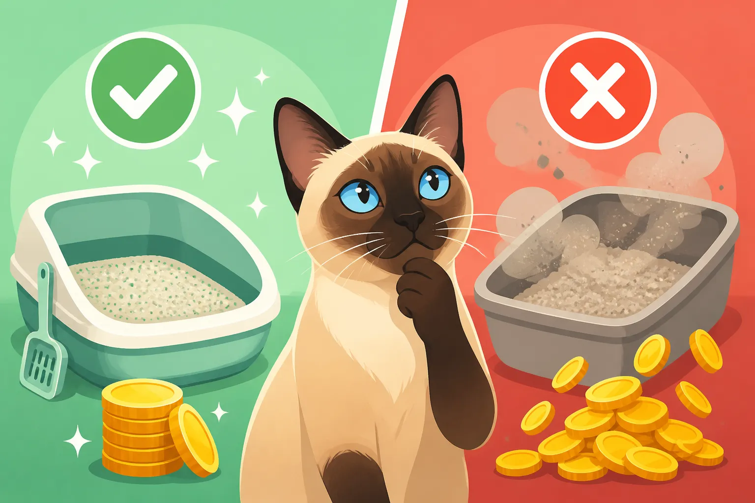 Whether Low Dust Litter Costs a Siamese Cat Owner More