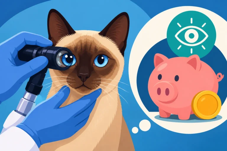 What a Siamese Cat's Eye Exam Costs