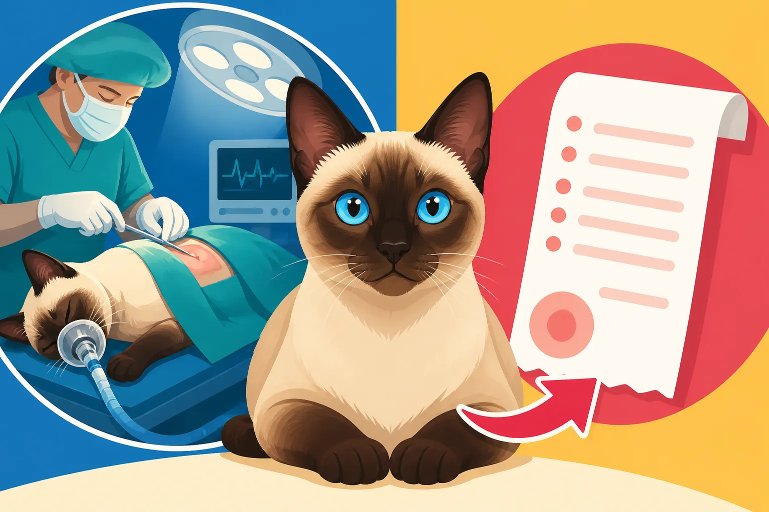 What a Siamese Cat's Blockage Surgery Bill Looks Like