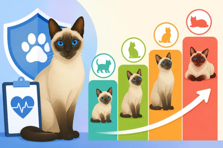 What Insuring a Siamese Cat Costs by Age