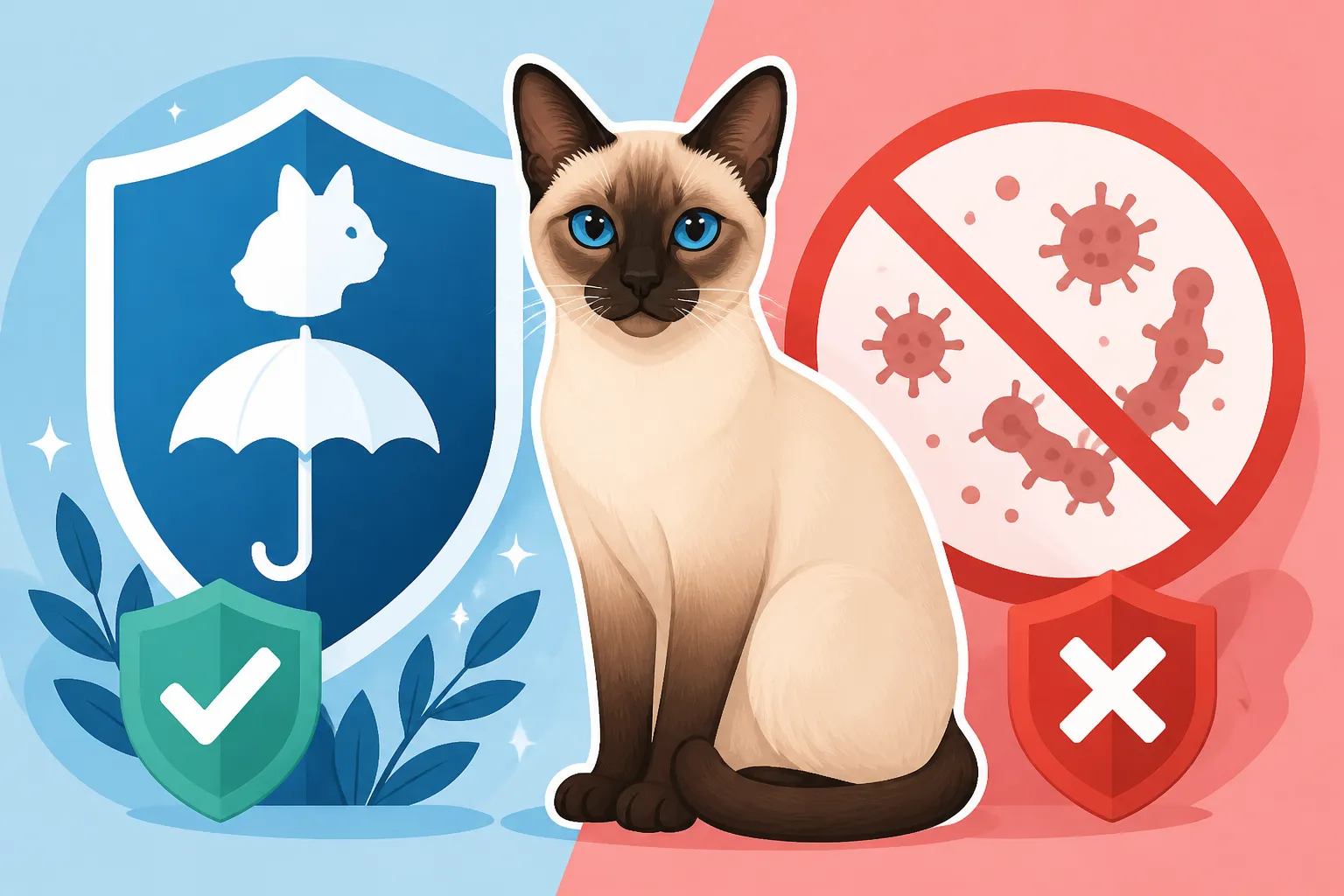 Whether Insurance Excludes a Siamese Cat's Inherited Disease