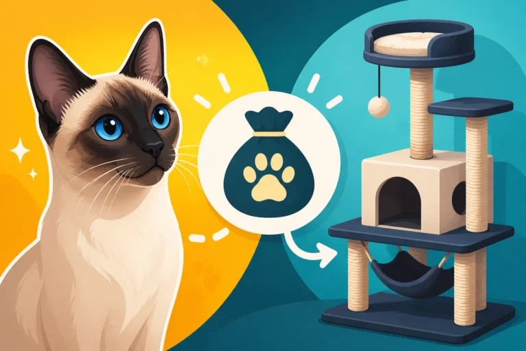 What a Cat Tree for a Siamese Cat Costs