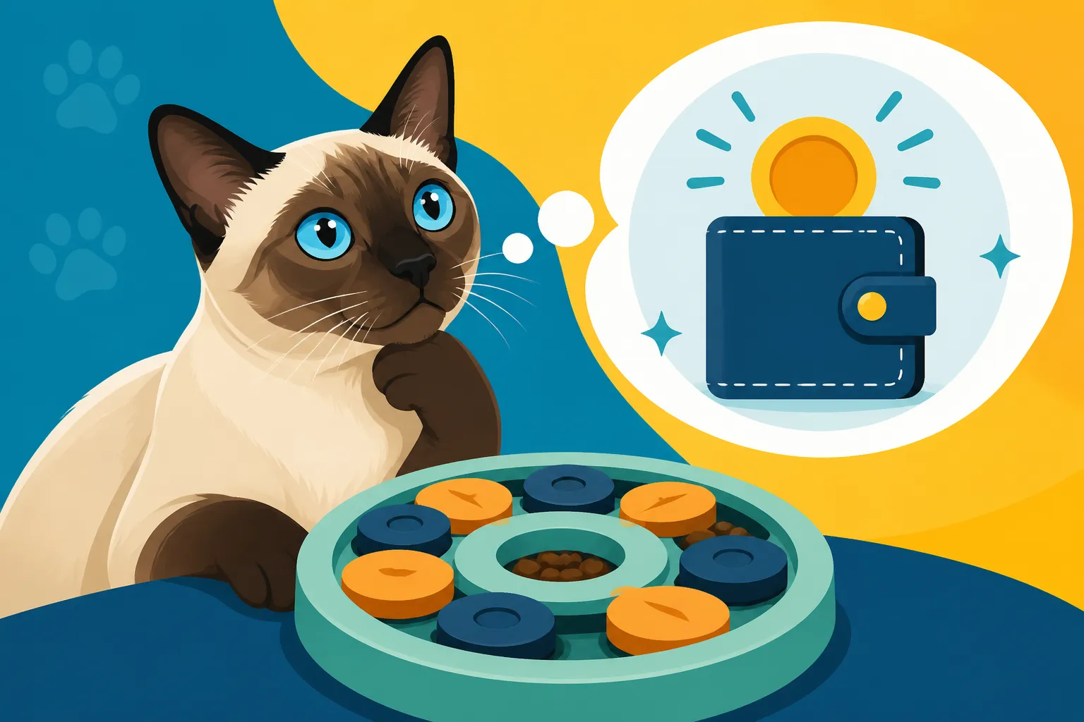 What a Puzzle Feeder for a Siamese Cat Costs
