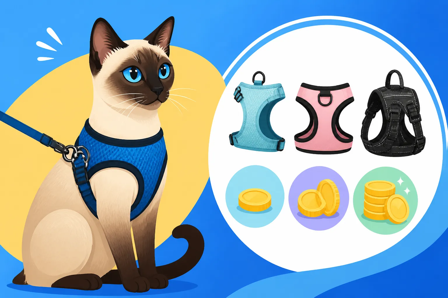 What a Harness for a Siamese Cat Costs