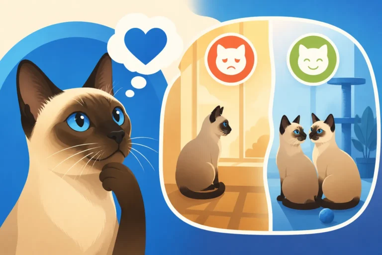 Whether a Siamese Cat Needs a Companion Cat