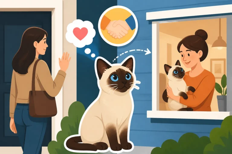 Whether a Siamese Cat Can Be Left With a Neighbor