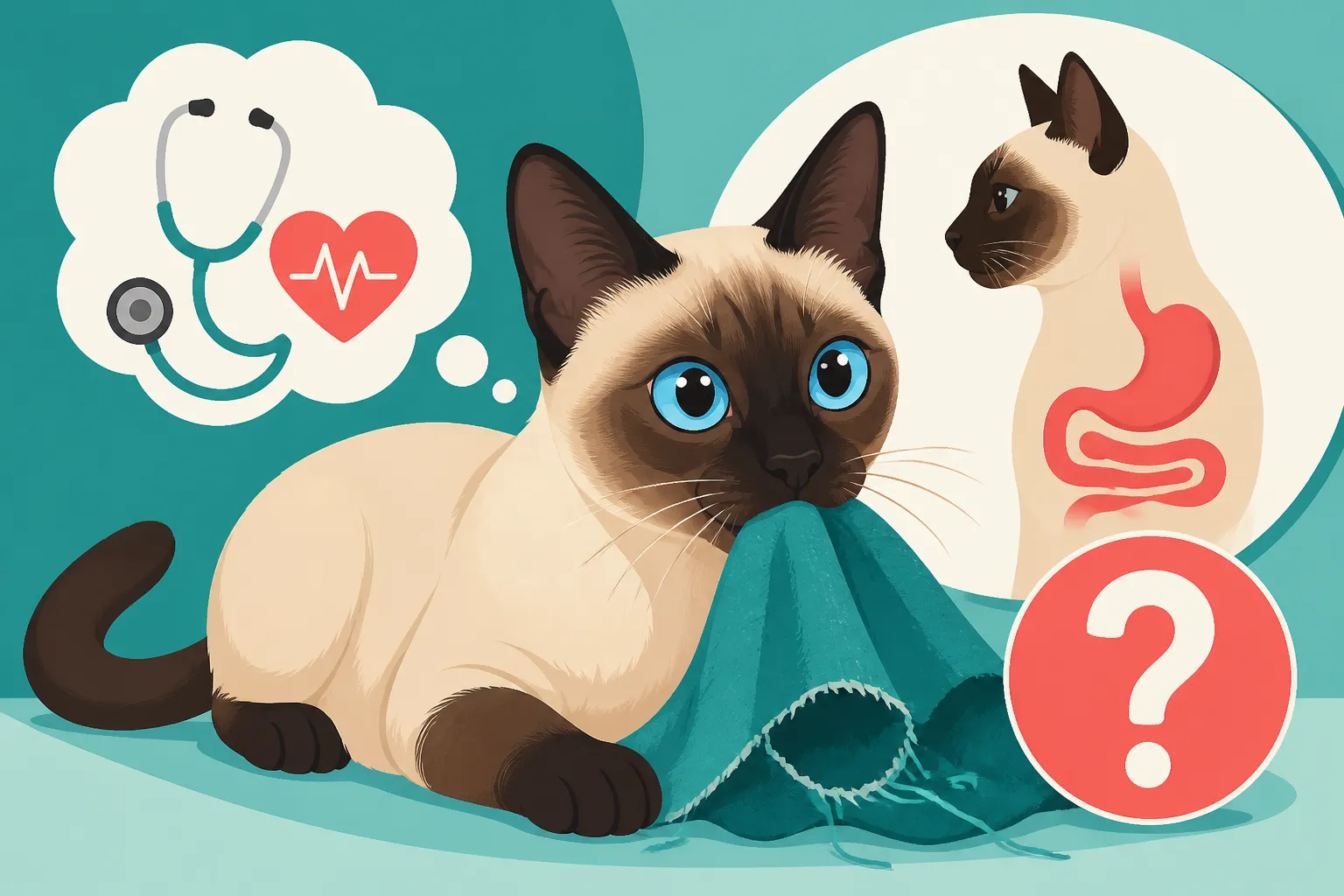 Whether Pica Is a Medical Problem in a Siamese Cat