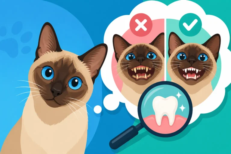 Whether a Rescue Siamese Cat Has Been Dentaled