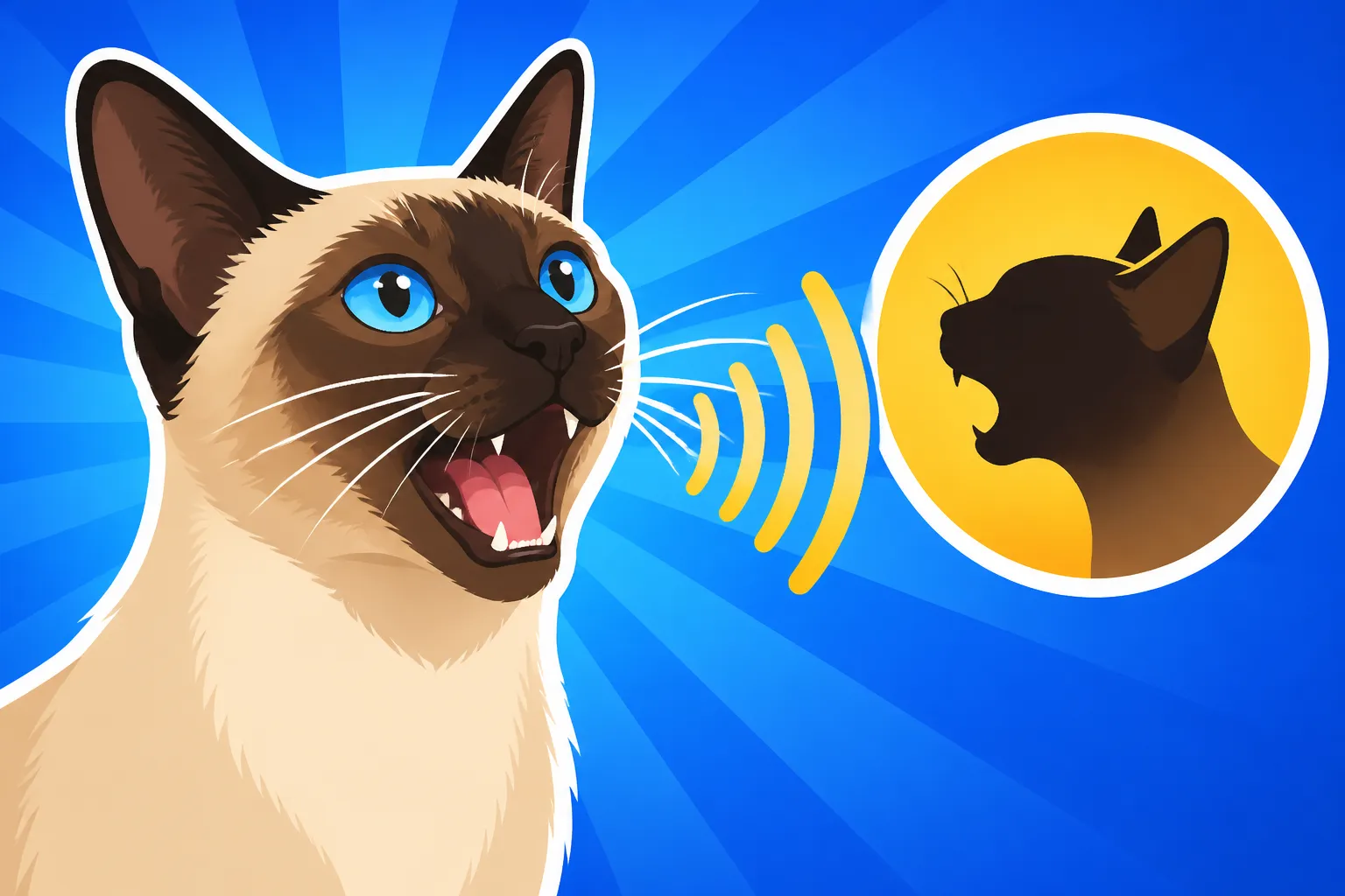 What the Siamese Cat's Meezer Yowl Sounds Like