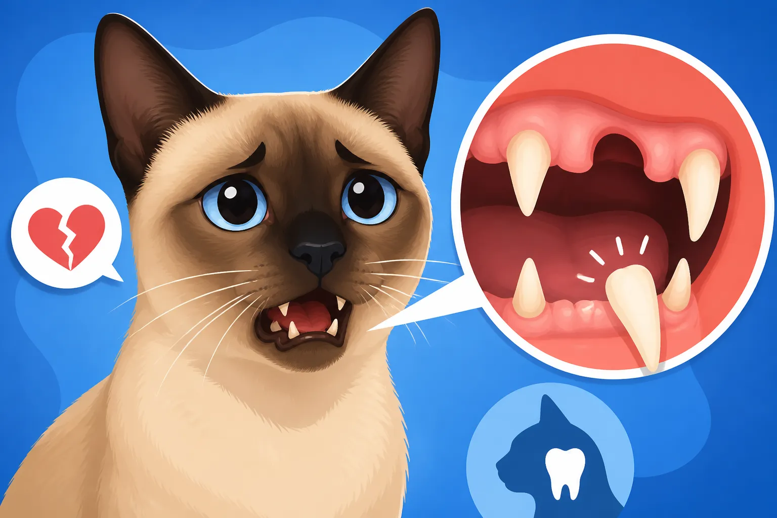 Why a Siamese Cat Loses Teeth Young
